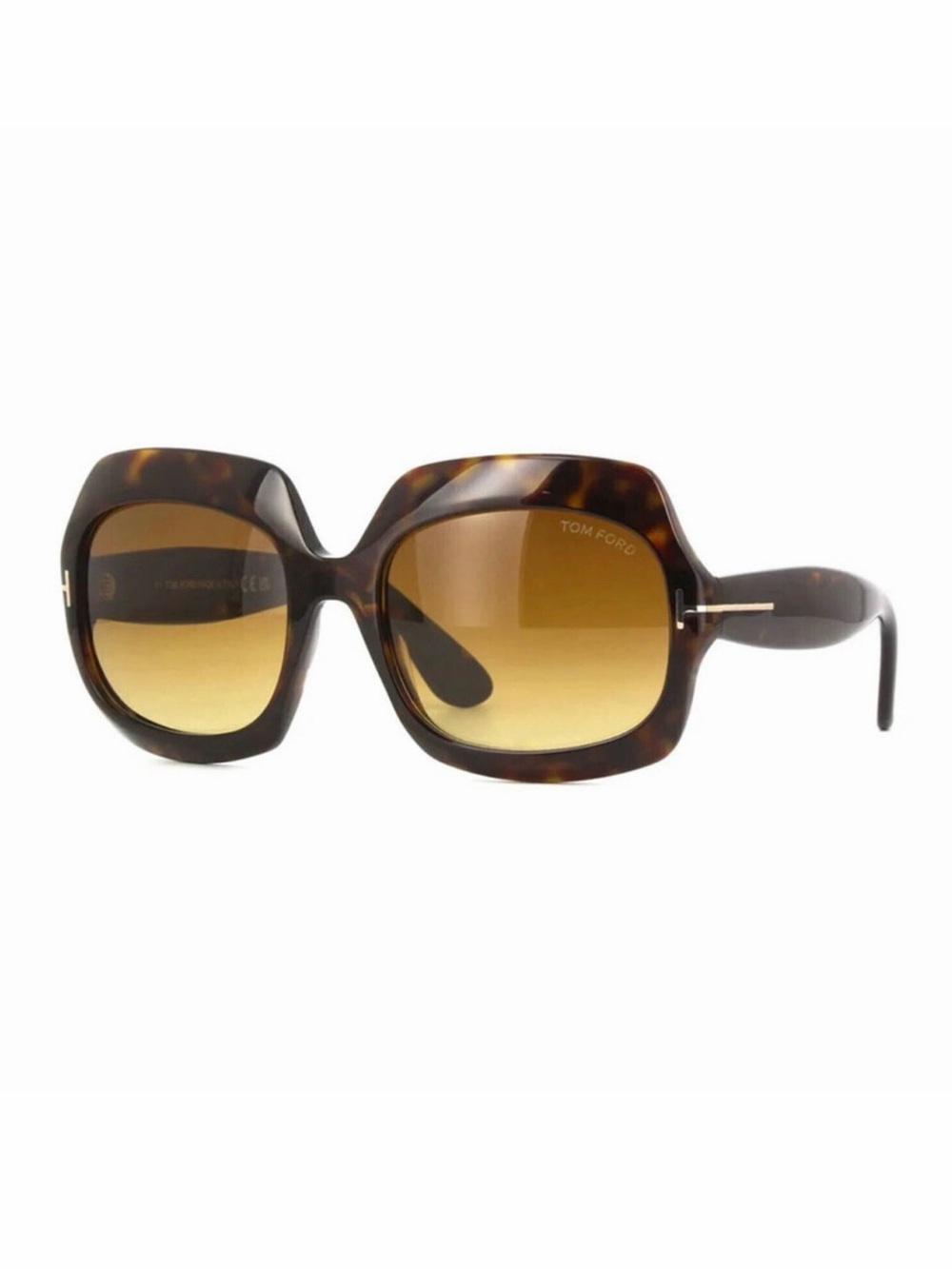 NEW Tom Ford FT1155 52F Dark Havana Sunglasses Authentic